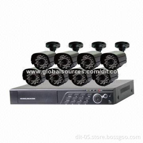 8CH Real time full 960H DVR Kit, PTZ control, Mobile Monitoring, H.264 Compression
